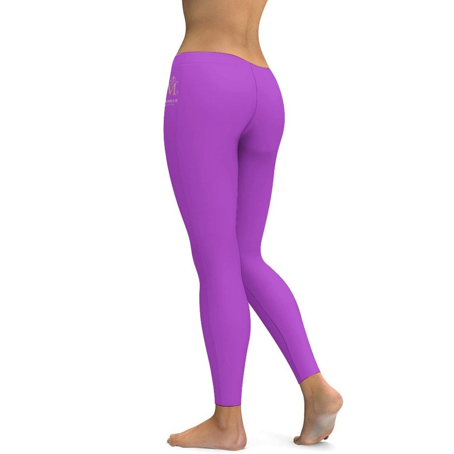 Munsieur Fashion Leggings in Vibrant Purple