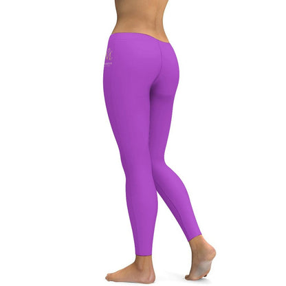 Munsieur Fashion Leggings in Vibrant Purple