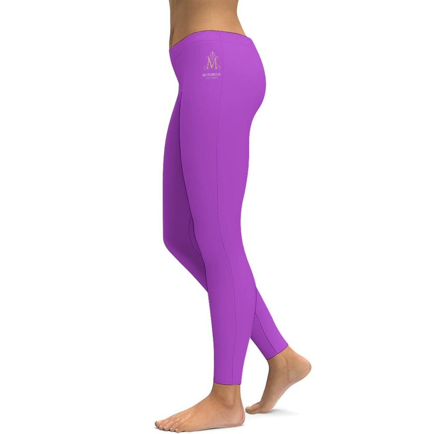 Munsieur Fashion Leggings in Vibrant Purple
