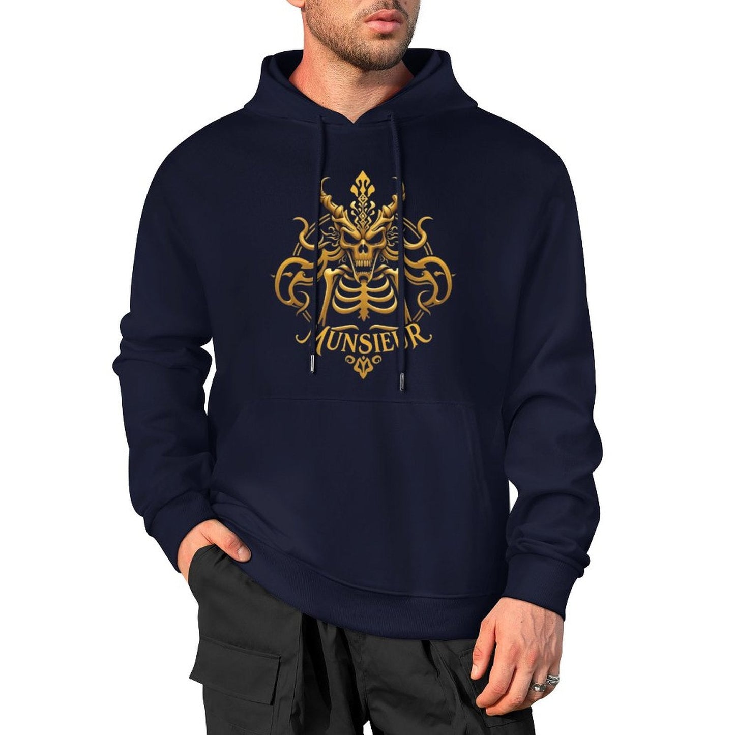 Munsieur Streetwear Collection Skull Hoodie