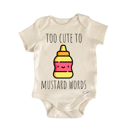 Mustard Condiment Hotsauce - Baby Bodysuit