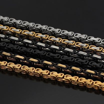 Viking Stainless Steel King Chain + Bracelet