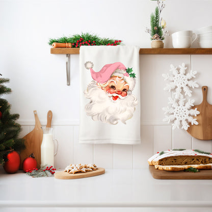 Vintage Pink Santa