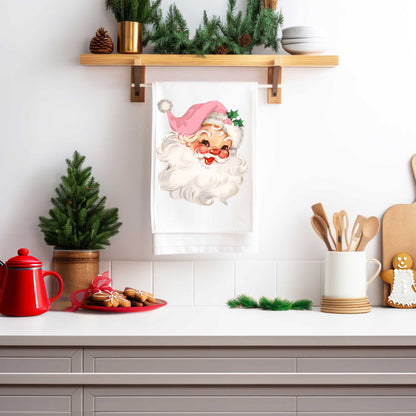 Vintage Pink Santa