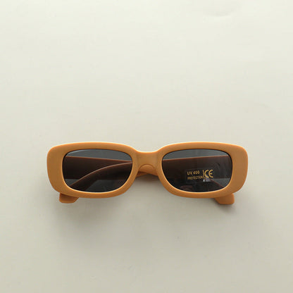 Kids Candy Color Square Frame Fashion Sunglasses