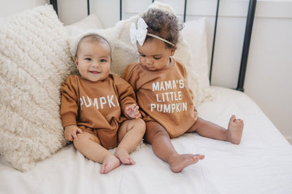 Pumpkin Sweatshirt Romper