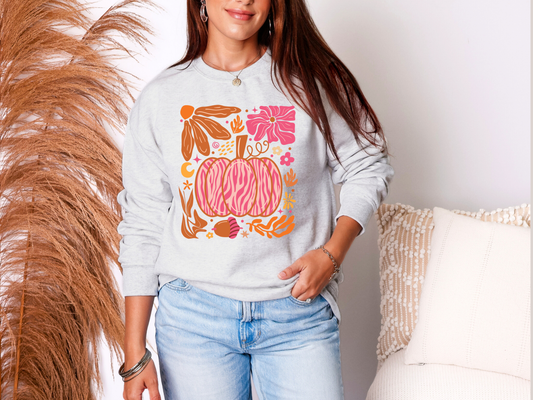 Pumpkin Boho Sweatshirt (Online Exclusive)