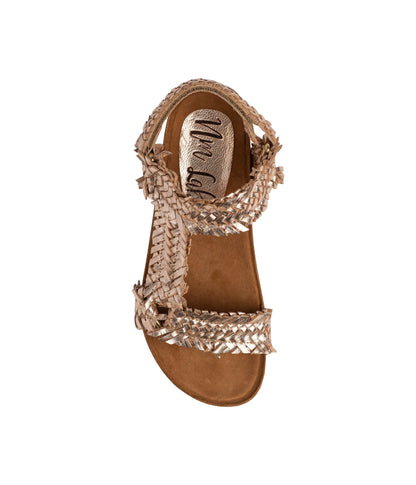 River Dance Woven Sandal in Champagne (Online Exclusive)