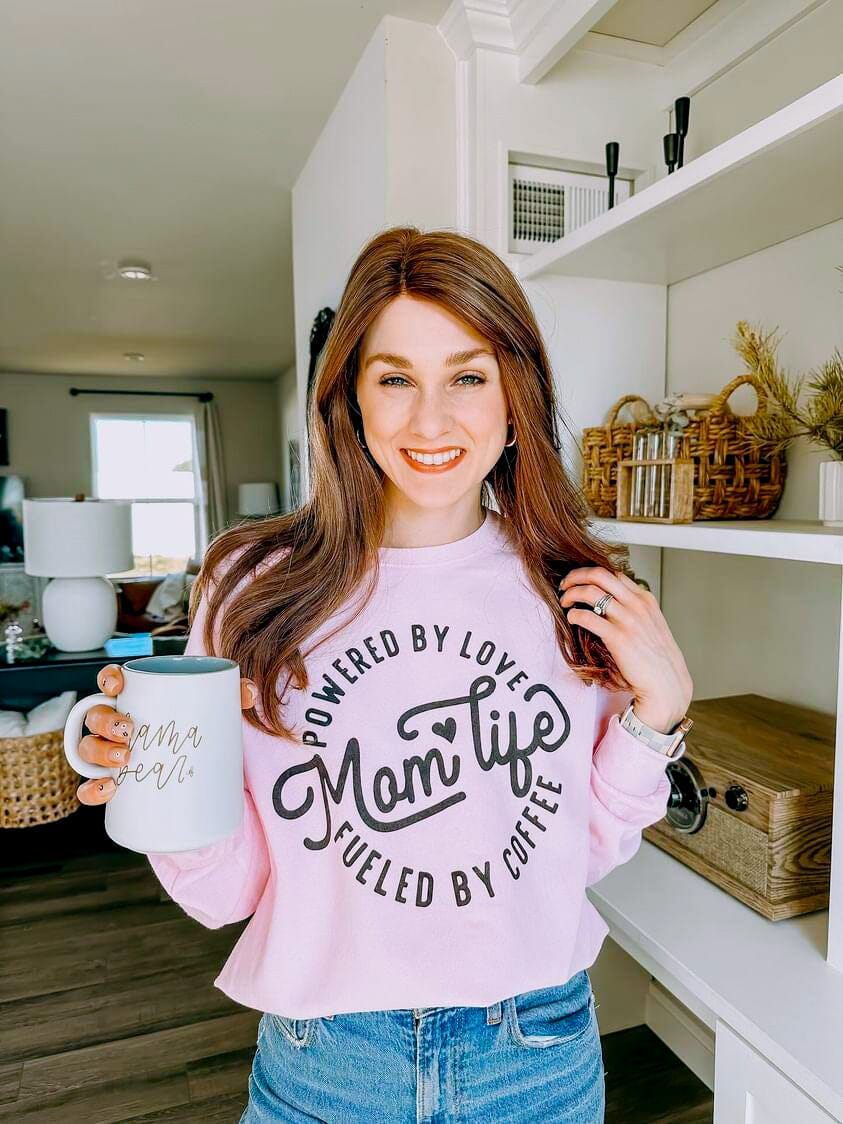 Mom Life Love and Coffee Crew