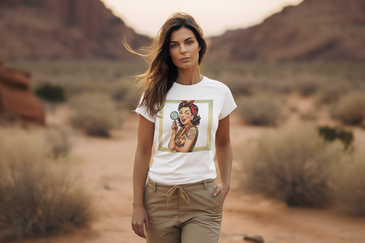 Vintage Short Man Pin Up Graphic Tee