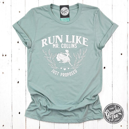 Run Like Mr. Collins Just Proposed Short Sleeve Tee