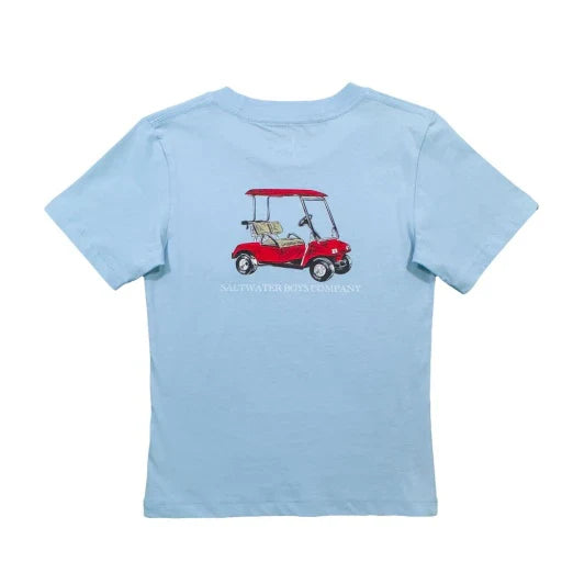Red Golfcart Short Sleeve Graphic Tee