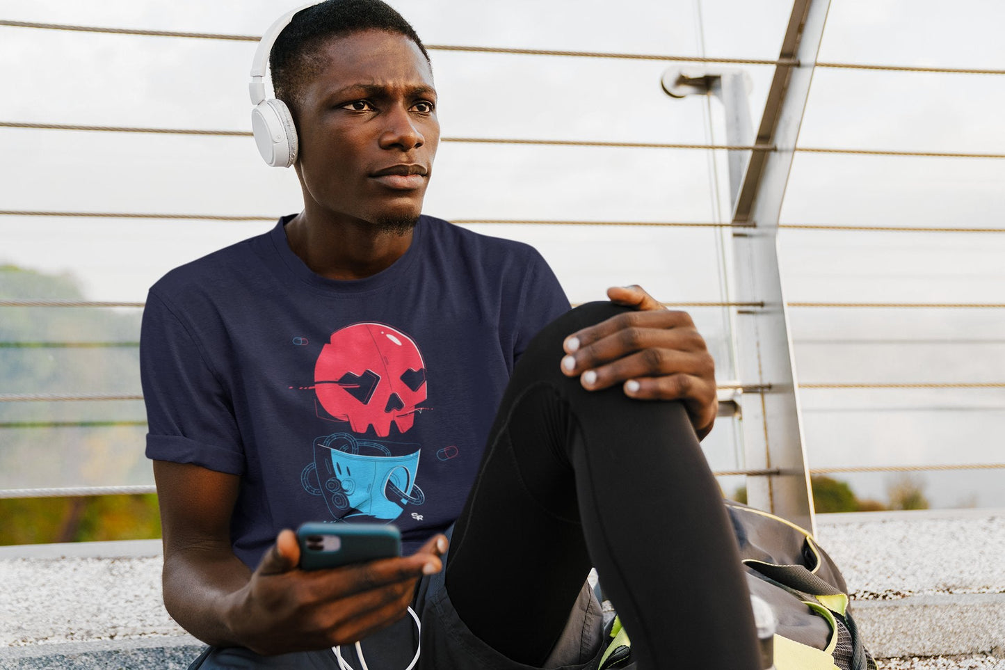 SkullRobot Nano-Pill T-Shirt