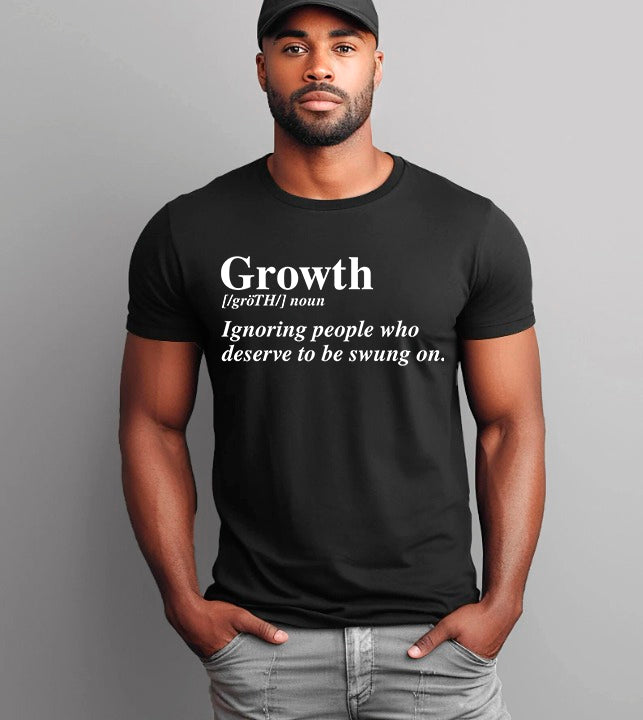 Growth Definition Graphic Tee – Unisex Uplifting Message T-Shirt