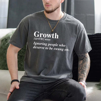 Growth Definition Graphic Tee – Unisex Uplifting Message T-Shirt