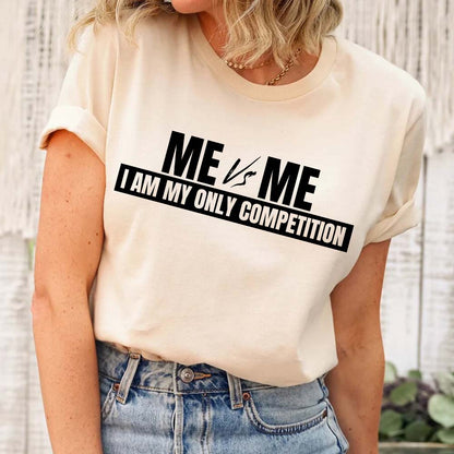 Me vs Me Unisex T-Shirt – Motivational Self-Discipline Tee