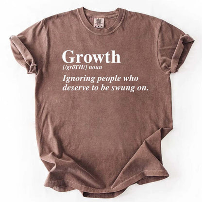 Growth Definition Graphic Tee – Unisex Uplifting Message T-Shirt
