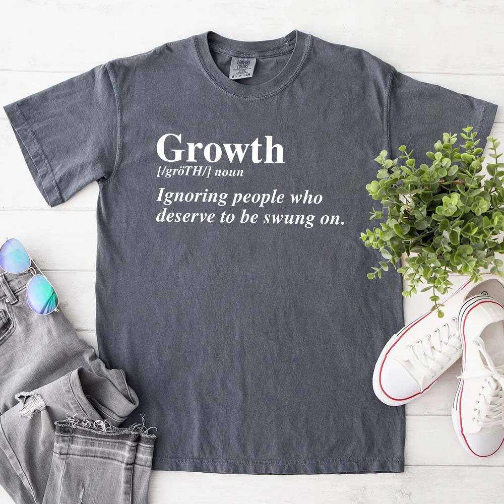 Growth Definition Graphic Tee – Unisex Uplifting Message T-Shirt
