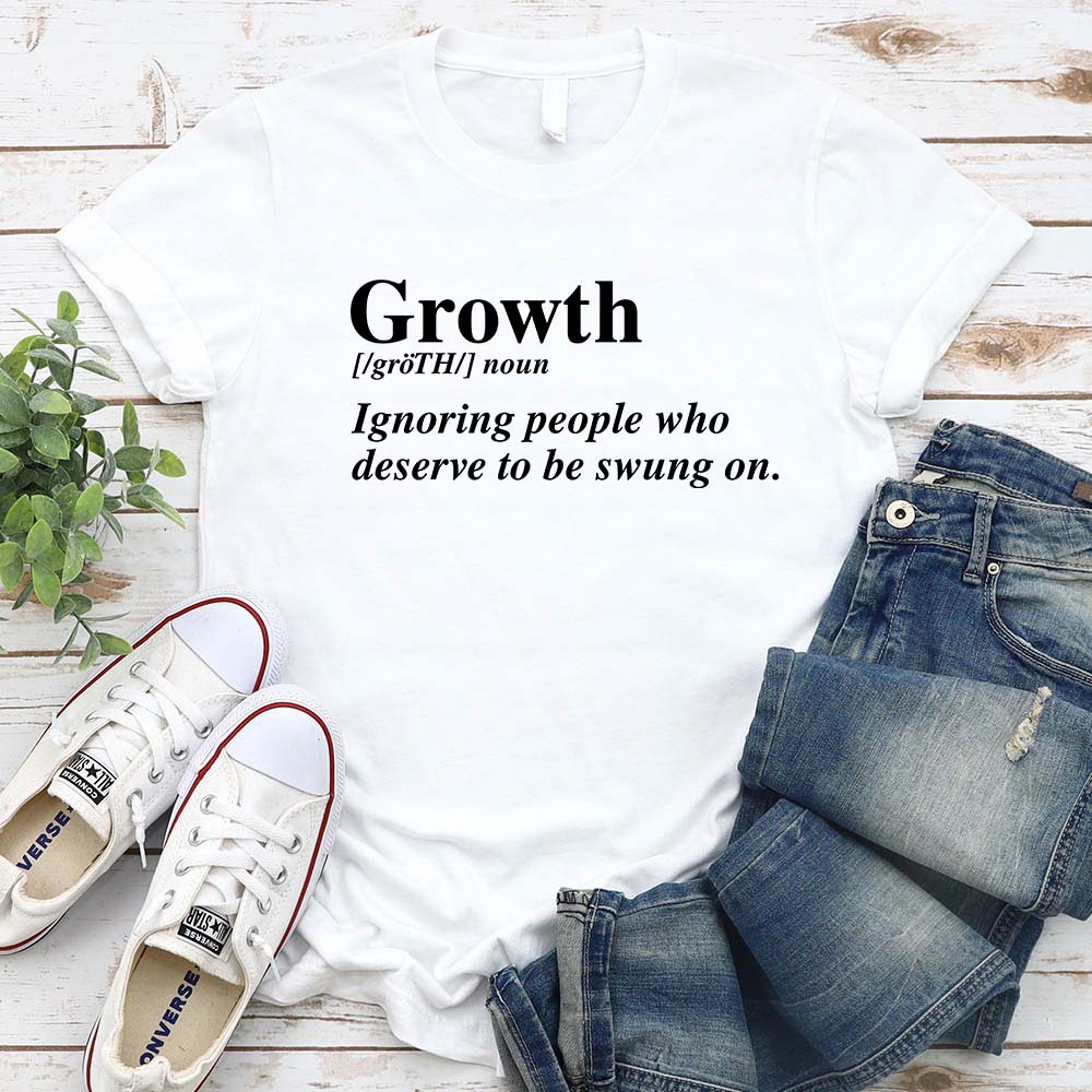 Growth Definition Graphic Tee – Unisex Uplifting Message T-Shirt