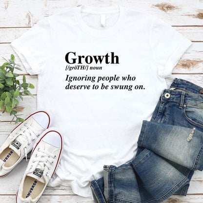 Growth Definition Graphic Tee – Unisex Uplifting Message T-Shirt