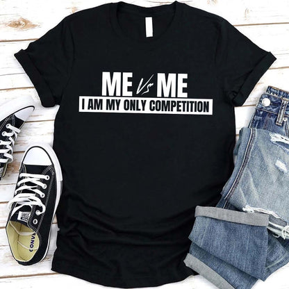 Me vs Me Unisex T-Shirt – Motivational Self-Discipline Tee