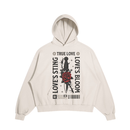 Men's Hoodie - Sun Faded Ripped Pocket Design