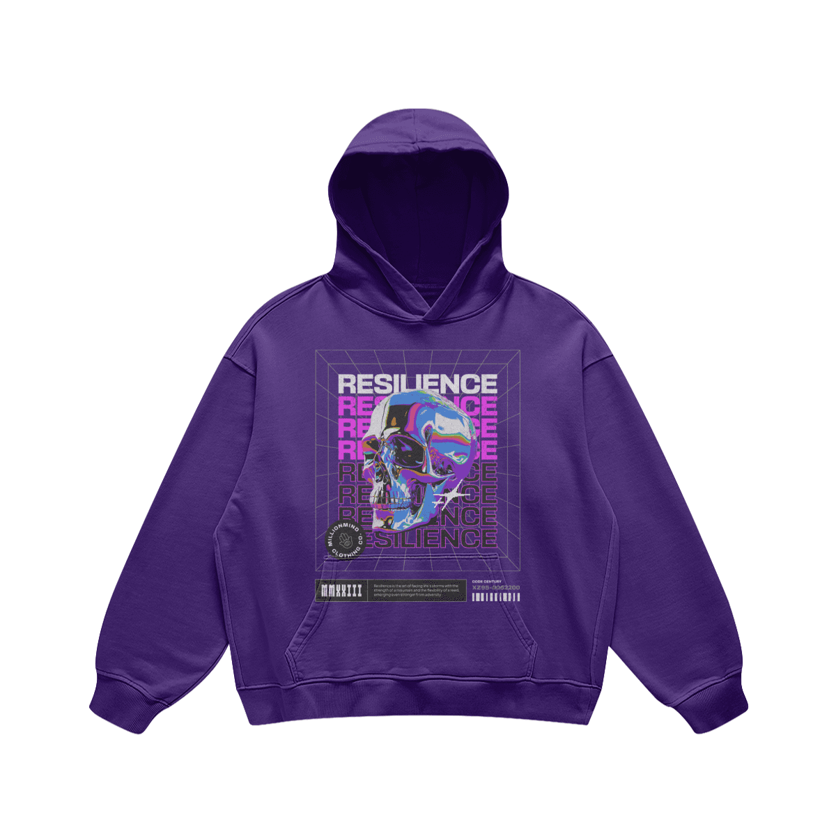 Men's Hoodie Sun Faded Ripped Pocket for Stylish Casual Wear