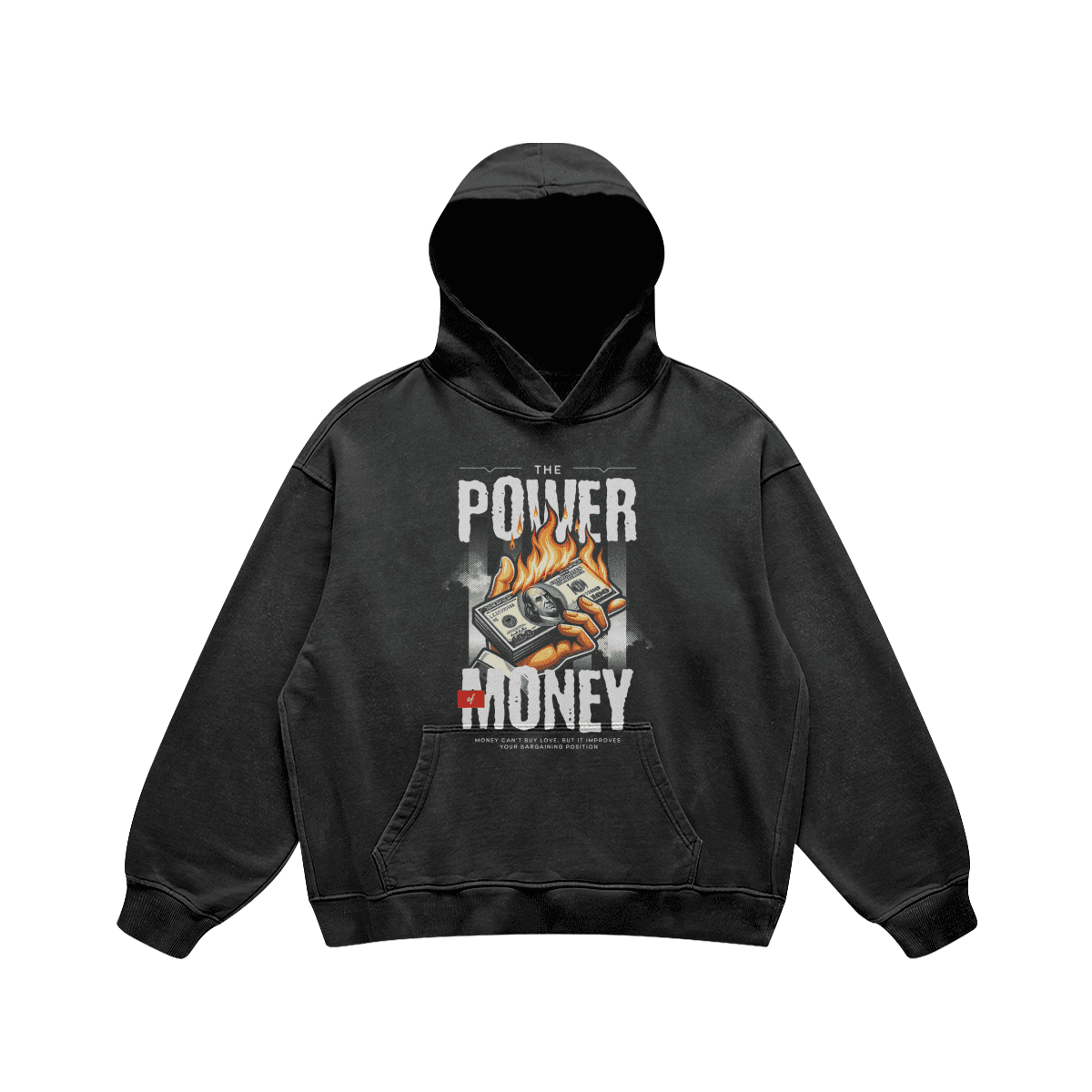 Men's Hoodie - Super Heavyweight Oversized Retro Style