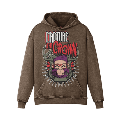 Men's Hoodie Super Heavyweight Oversized Faded Design