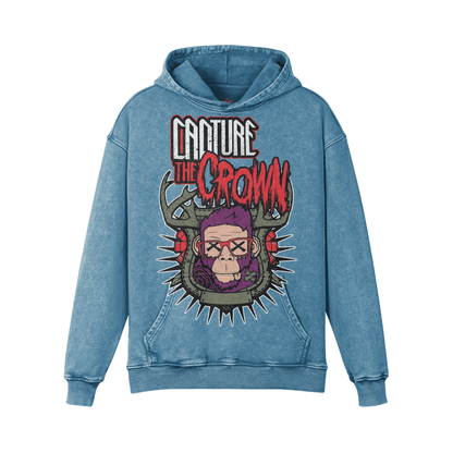 Men's Hoodie Super Heavyweight Oversized Faded Design