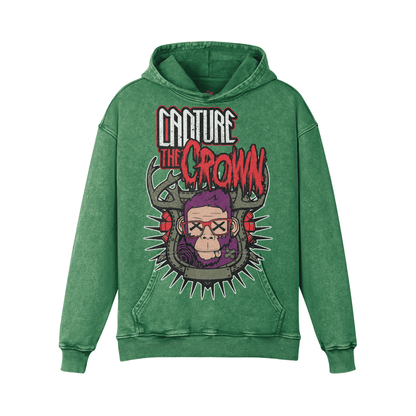 Men's Hoodie Super Heavyweight Oversized Faded Design