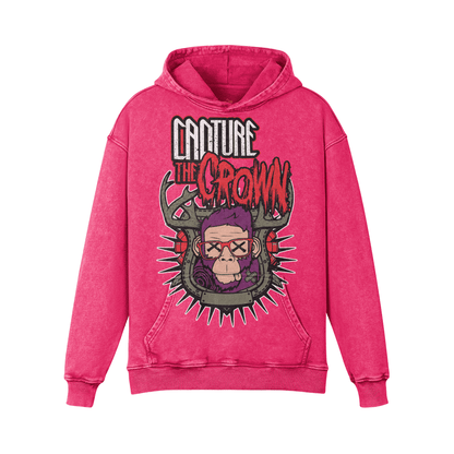 Men's Hoodie Super Heavyweight Oversized Faded Design