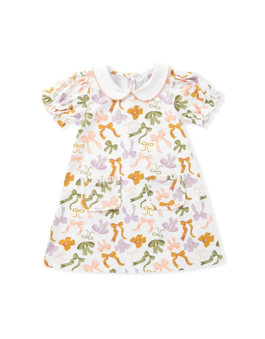 Bows Proper Dress with Pockets