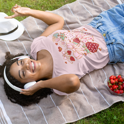 Summer Strawberry Graphic Tee