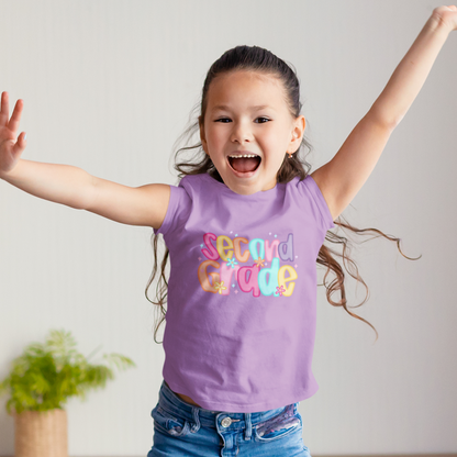 Groovy Grade Vibes Series Toddler Graphic Tee