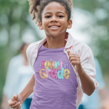 Groovy Grade Vibes Series Toddler Graphic Tee