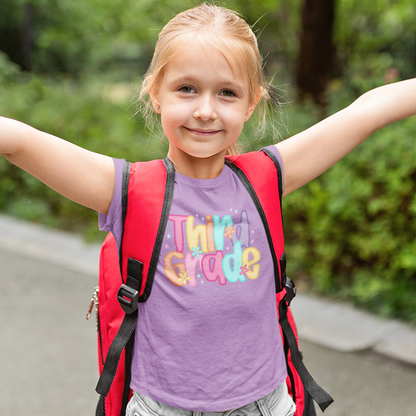 Groovy Grade Vibes Series Toddler Graphic Tee