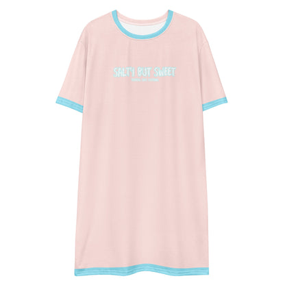 Women's Salty but Sweet T-shirt dress - Aaria Tees
