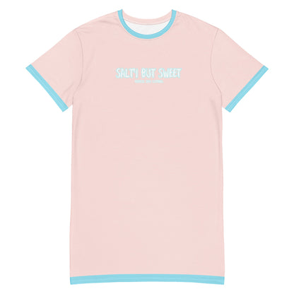 Women's Salty but Sweet T-shirt dress - Aaria Tees