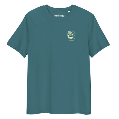 Whale Trash Splash organic cotton t-shirt - Aaria Tees