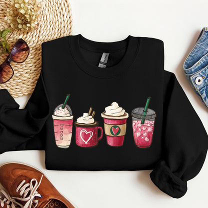 Valentine's Coffee, Drinks, Sweatshirt, Valentine's Day