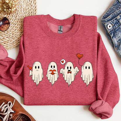 Valentine Ghosts, Love, Sweatshirt, Valentine's Day