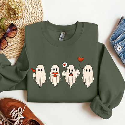 Valentine Ghosts, Love, Sweatshirt, Valentine's Day