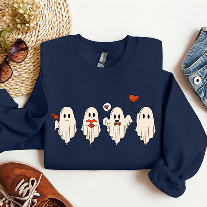 Valentine Ghosts, Love, Sweatshirt, Valentine's Day