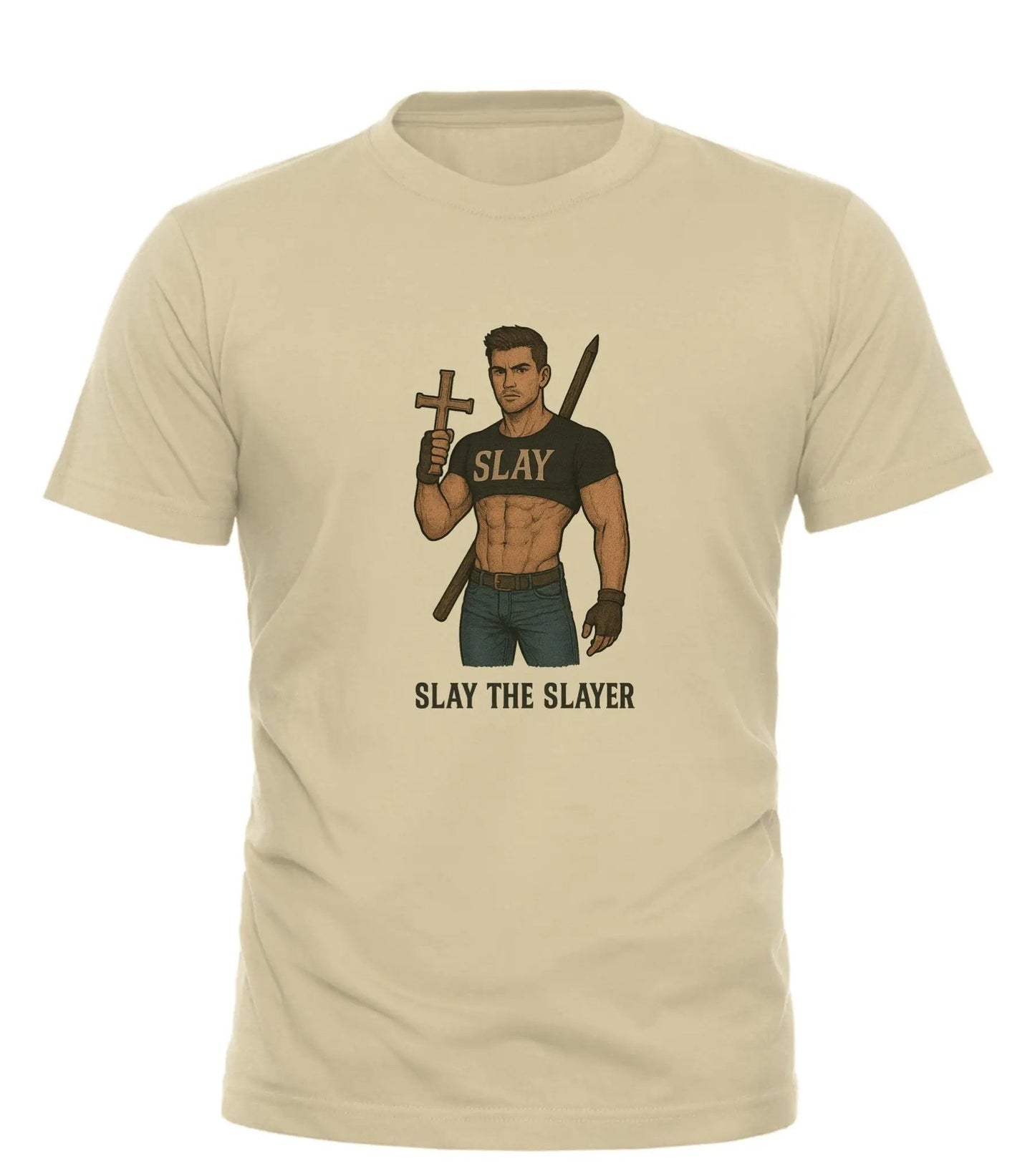 GOOD TROUBLE FASHION Slay the Slayer graphic tee Soft Unisex