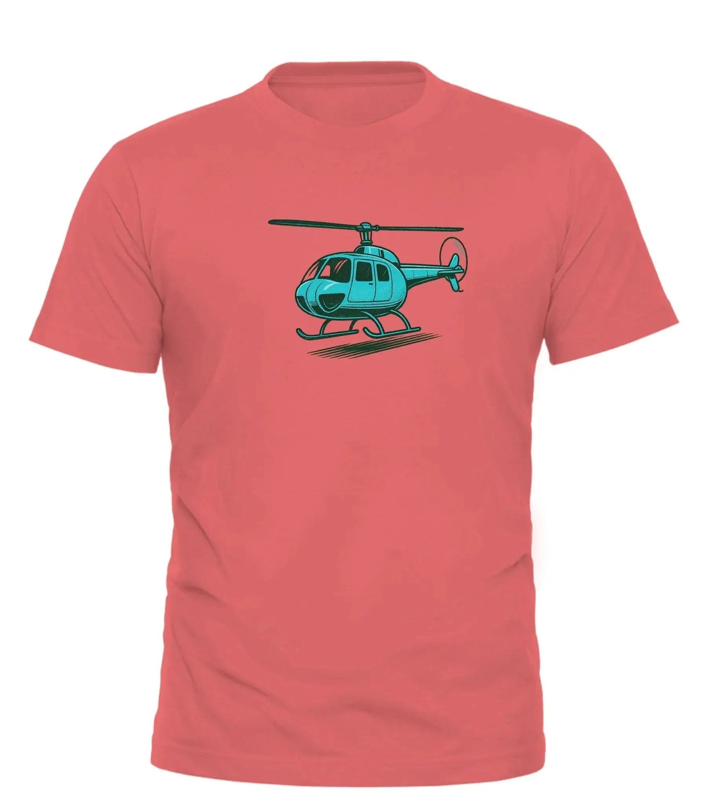 Good Trouble Fashion Vintage Helicopter Graphic Tee