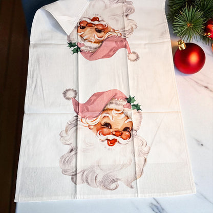 Vintage Pink Santa