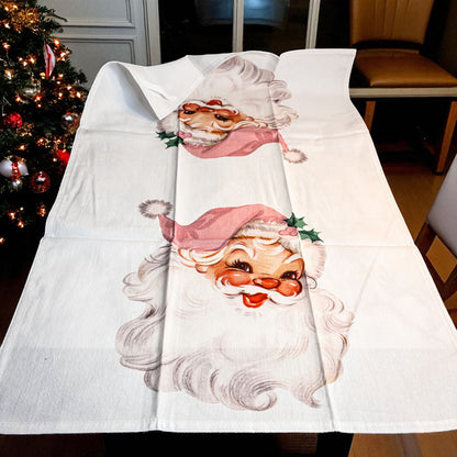Vintage Pink Santa