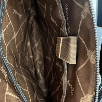 Wrangler Black and White Hair on Hide Backpack