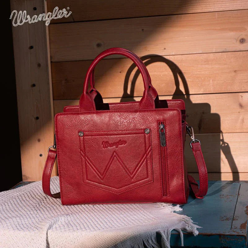 Wrangler Embroidered Tote/Crossbody